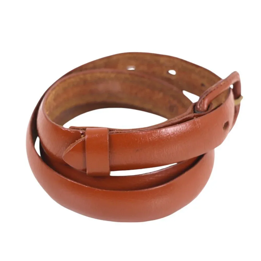 SELECTED BROWN GENUINE LEATHER 5/8